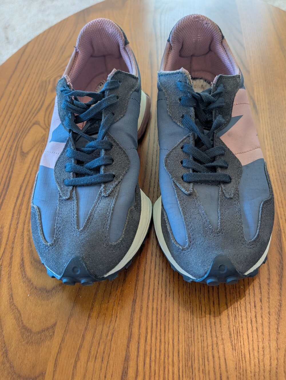 Figs New Balance Sneakers in Navy and Dusty Rose, Size 7 Mens (Size 9 Women's)